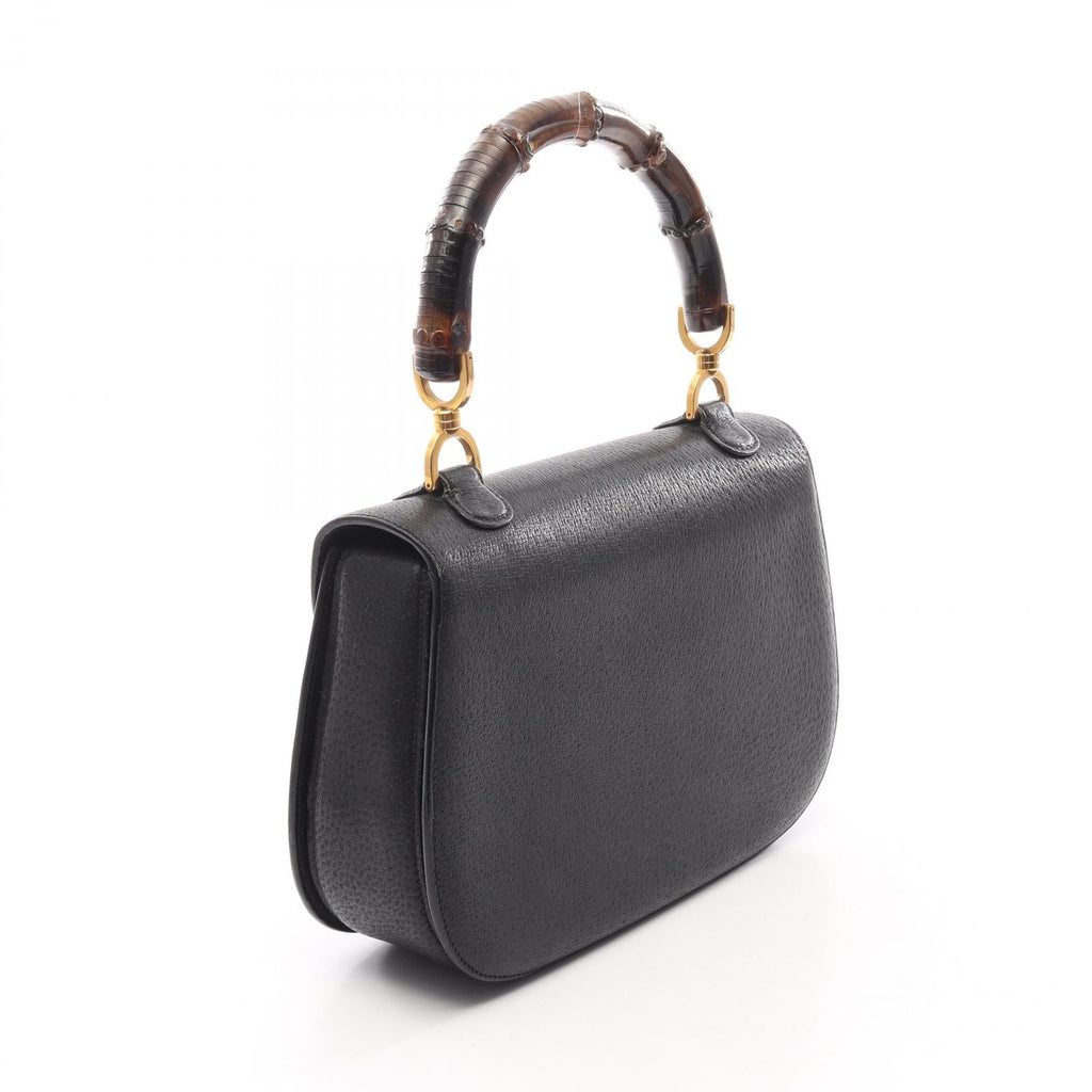 GUCCI Bamboo Top Handle · Leather