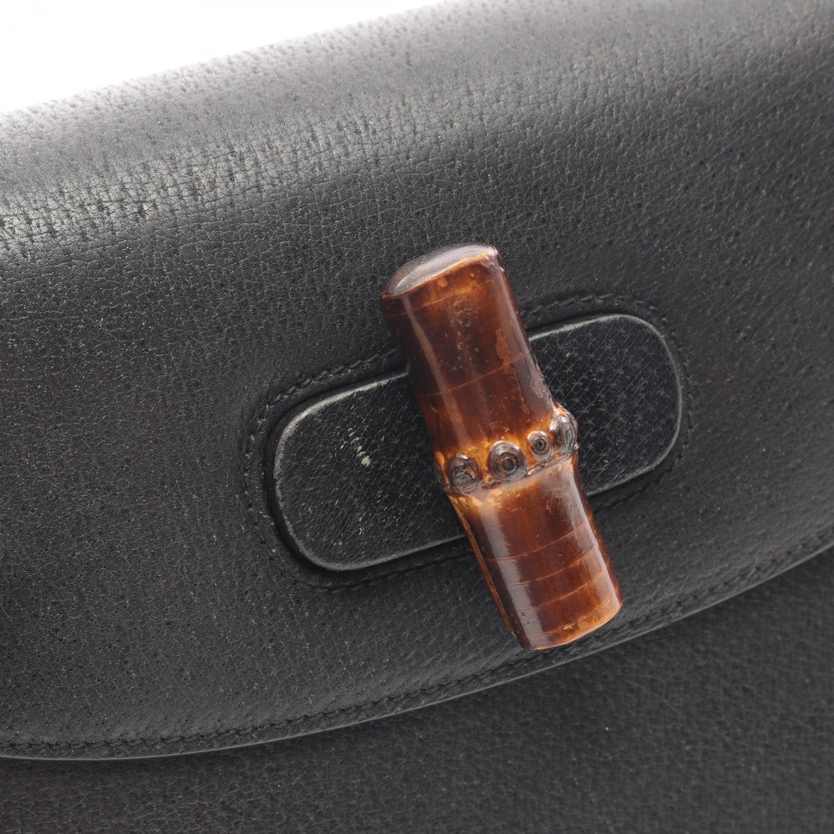 GUCCI Bamboo Top Handle · Leather