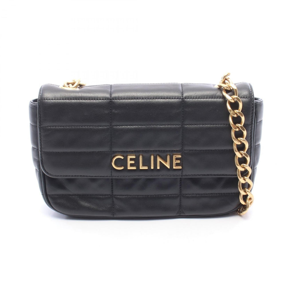 CELINE Monochrome · Leather Shoulder Bag