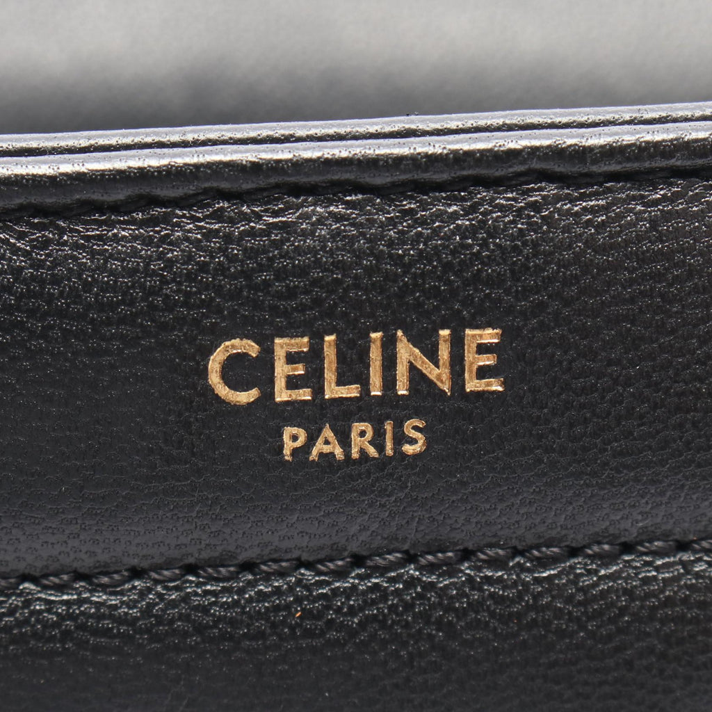 CELINE Monochrome · Leather Shoulder Bag