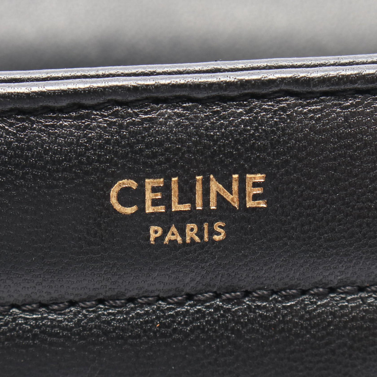 CELINE Monochrome · Leather Shoulder Bag