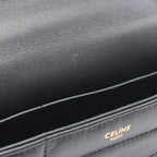 CELINE Monochrome · Leather Shoulder Bag