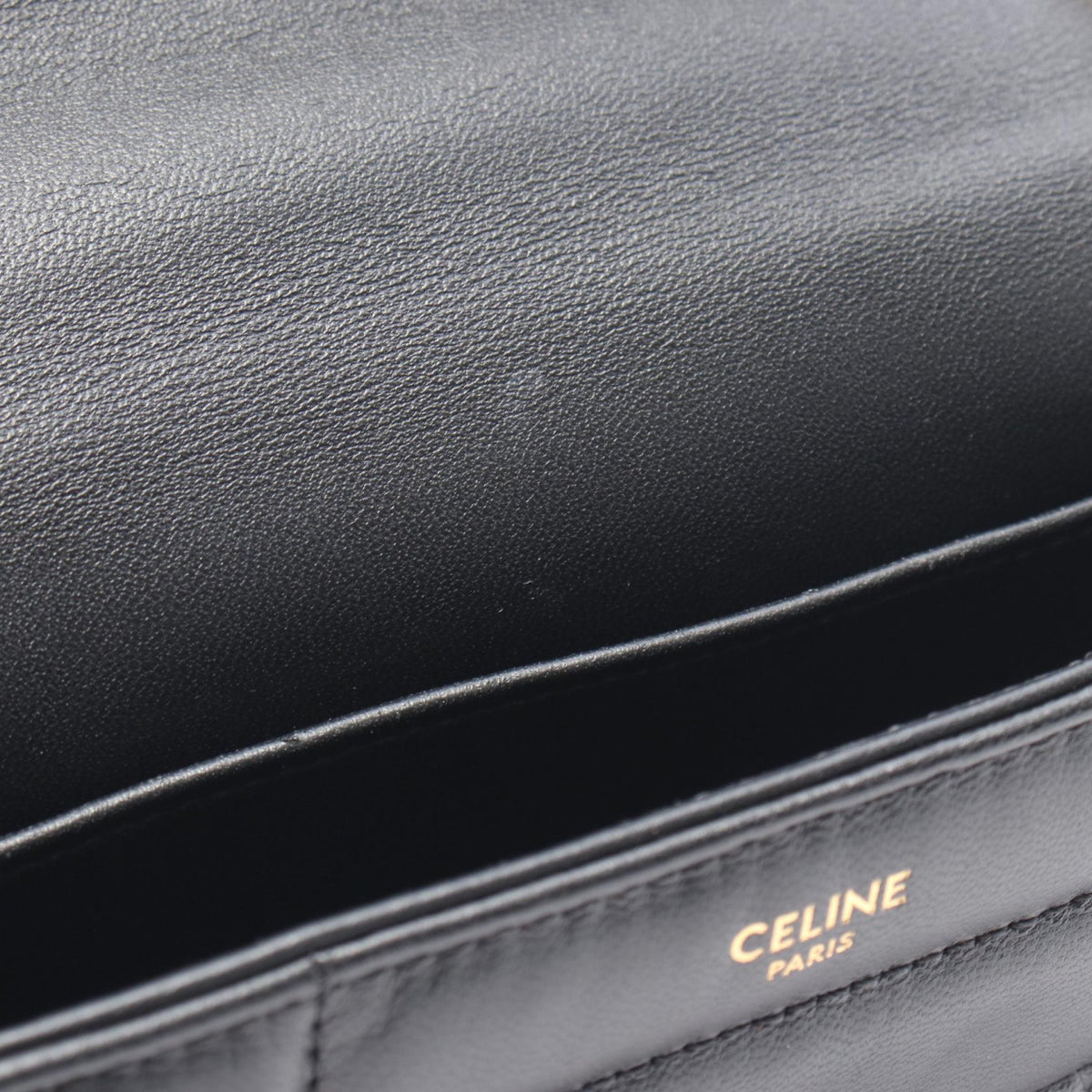 CELINE Monochrome · Leather Shoulder Bag