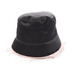 PRADA Re-Nylon · Fur-Trimmed Bucket Hat
