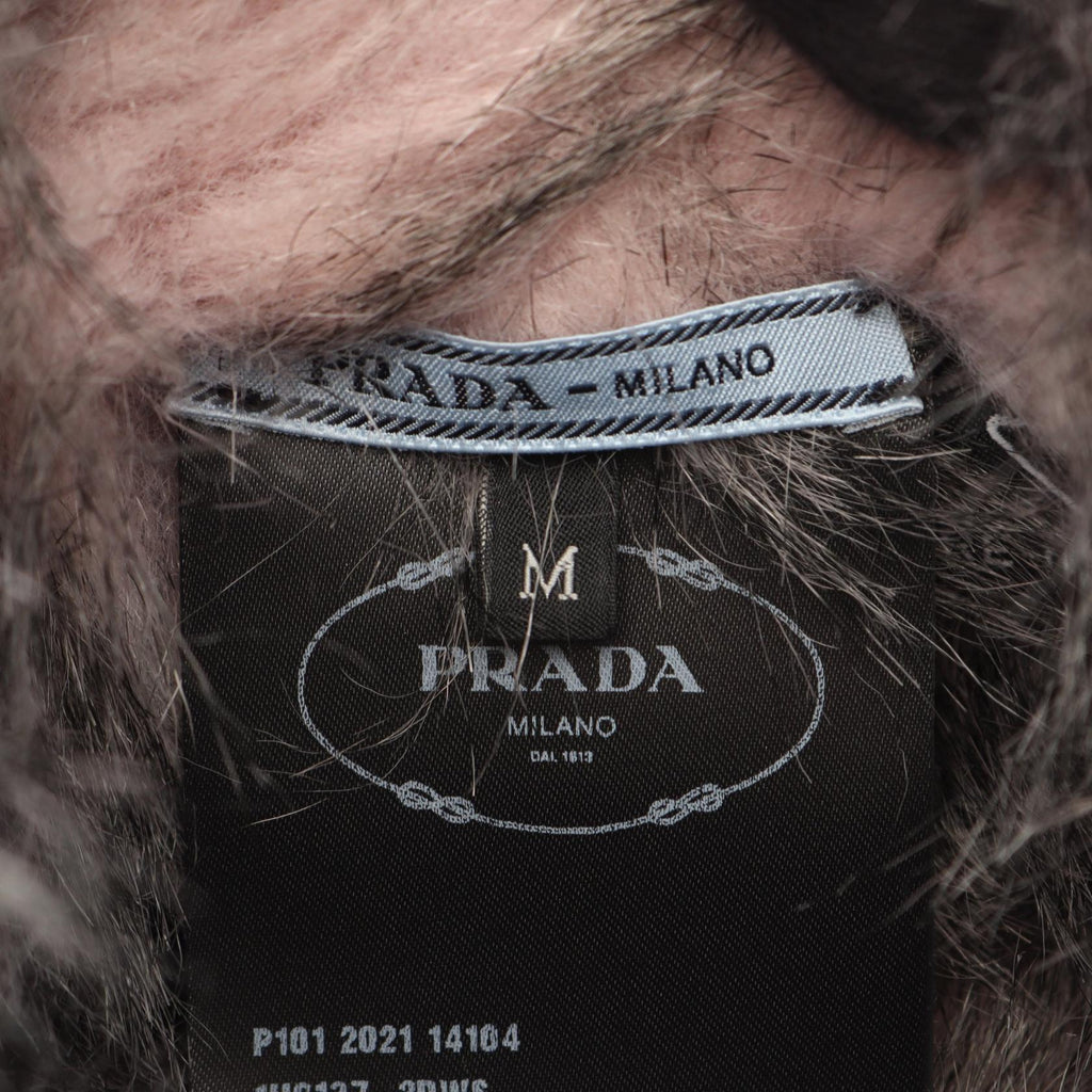 PRADA Re-Nylon · Fur-Trimmed Bucket Hat