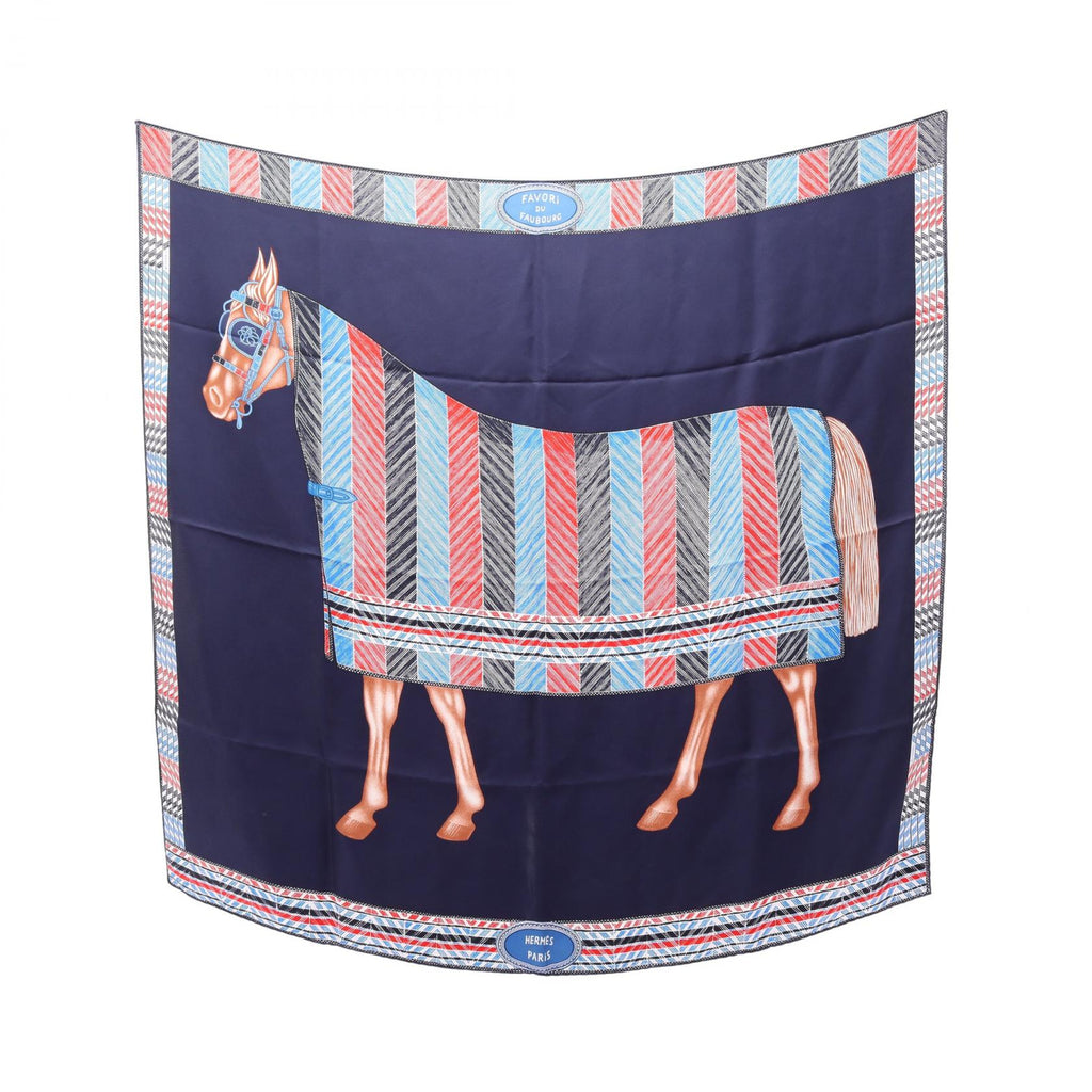 HERMÈS Favori du Faubourg · Silk Carré 90