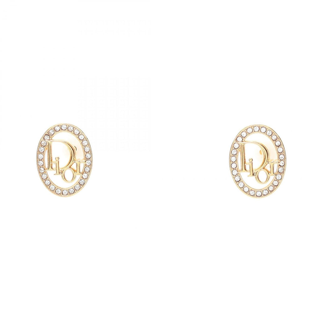 Dior Oblique · Rhinestone Earrings