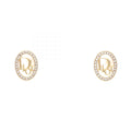 Dior Oblique · Rhinestone Earrings