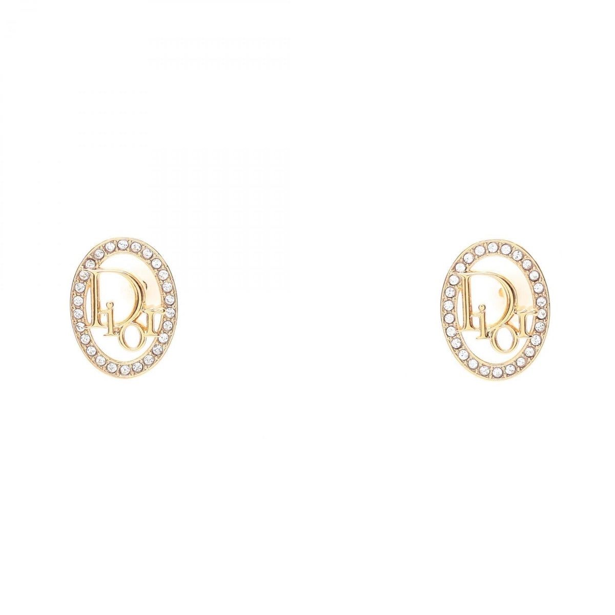 Dior Oblique · Rhinestone Earrings