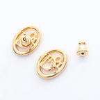 Dior Oblique · Rhinestone Earrings