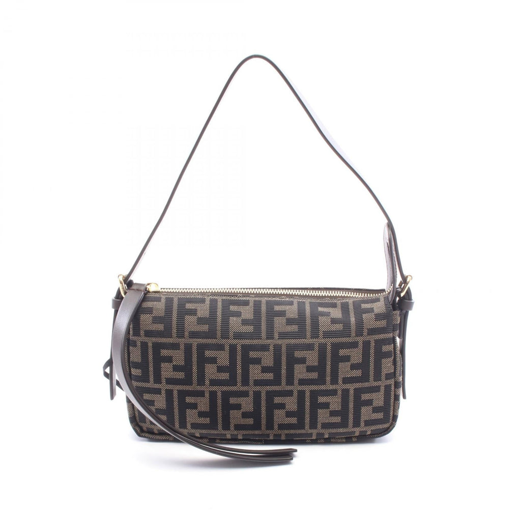 FENDI Zip Top Small · Canvas & Leather