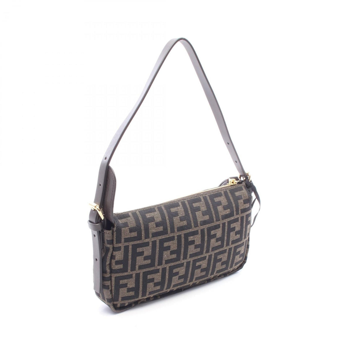 FENDI Zip Top Small · Canvas & Leather