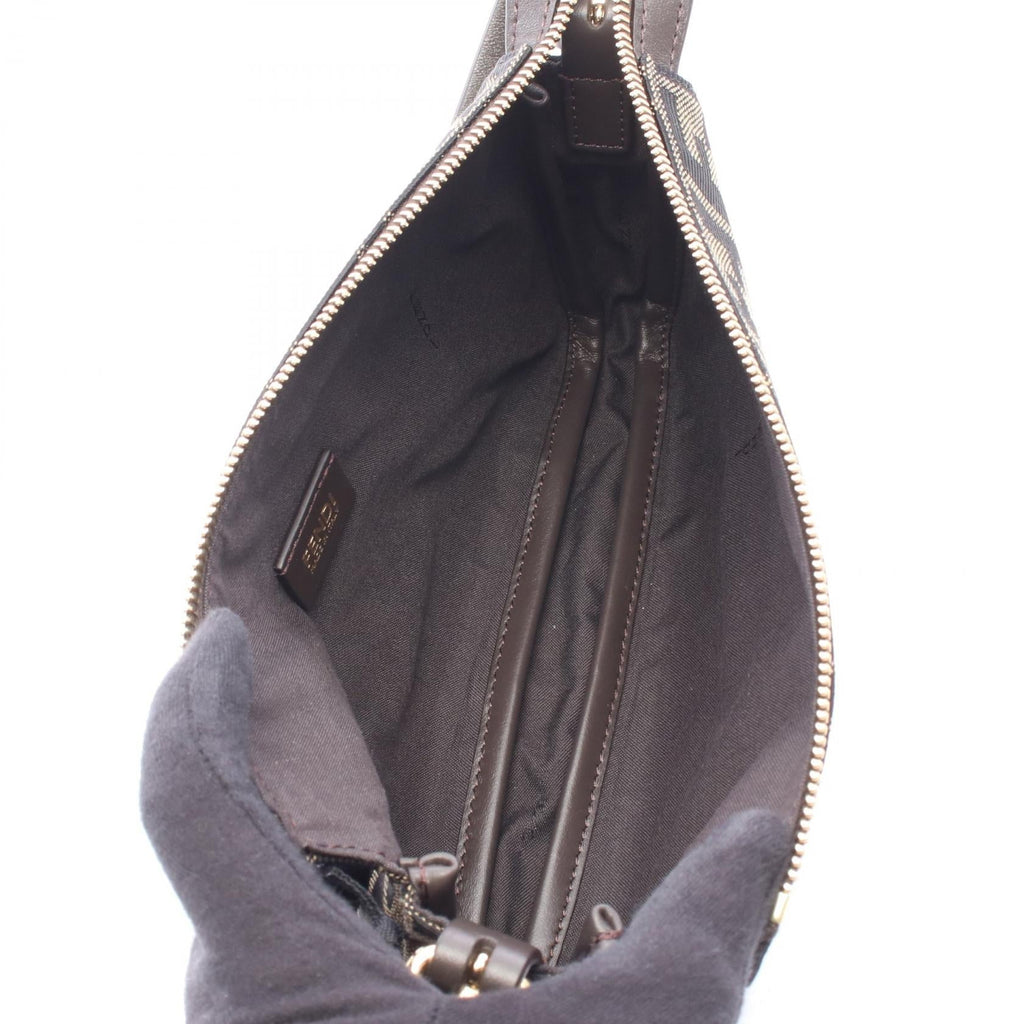 FENDI Zip Top Small · Canvas & Leather