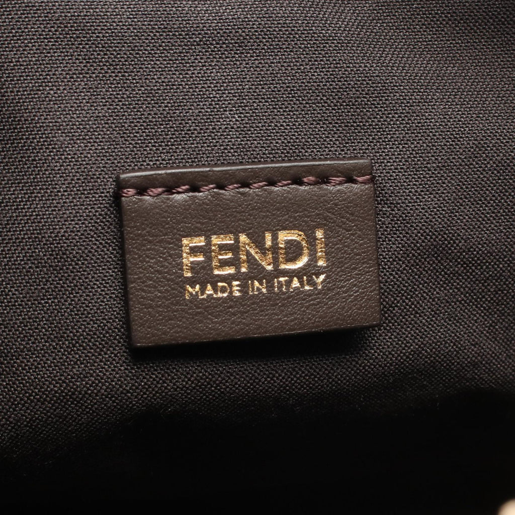 FENDI Zip Top Small · Canvas & Leather