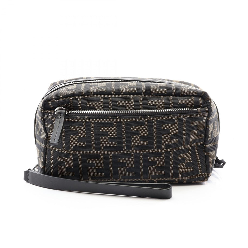 Fendi Zucca Clutch · Canvas & Leather