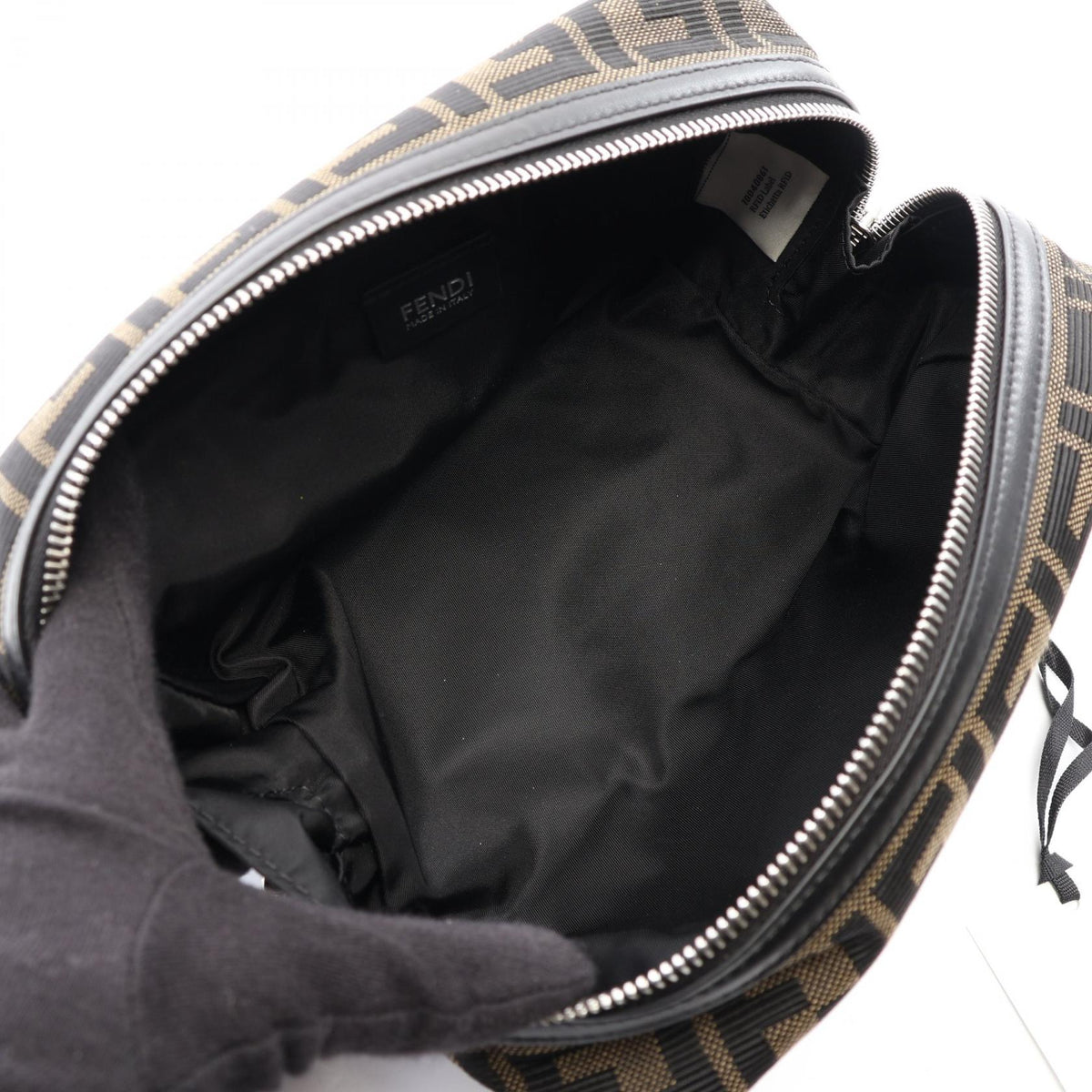 Fendi Zucca Clutch · Canvas & Leather