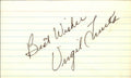 Virgil Trucks Tigers/White Sox  d.2013  Signed/Autographed 3x5 Index Card 162490