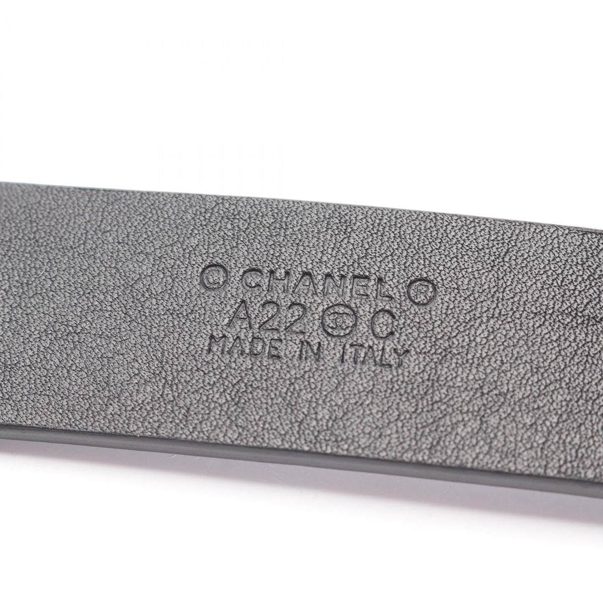 Chanel · COCO Mark Leather Belt