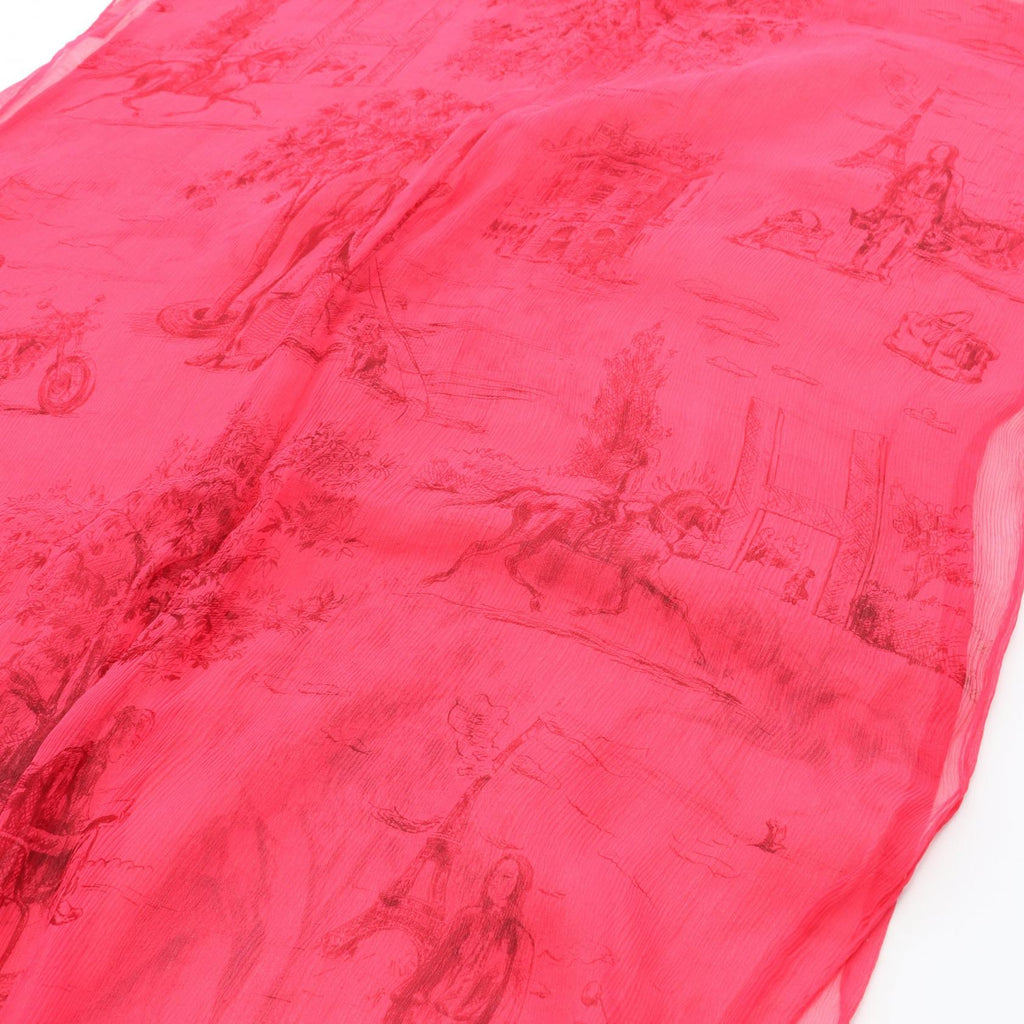 Hermès · Silk Stole · Fringed