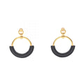Hermès Loop Grand Earrings · Leather