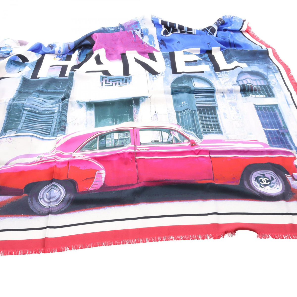 Chanel Logo Stole · Silk