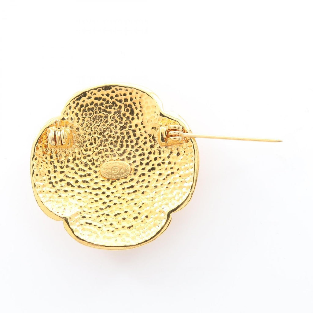 Chanel CC Logo Brooch · Gold Plated