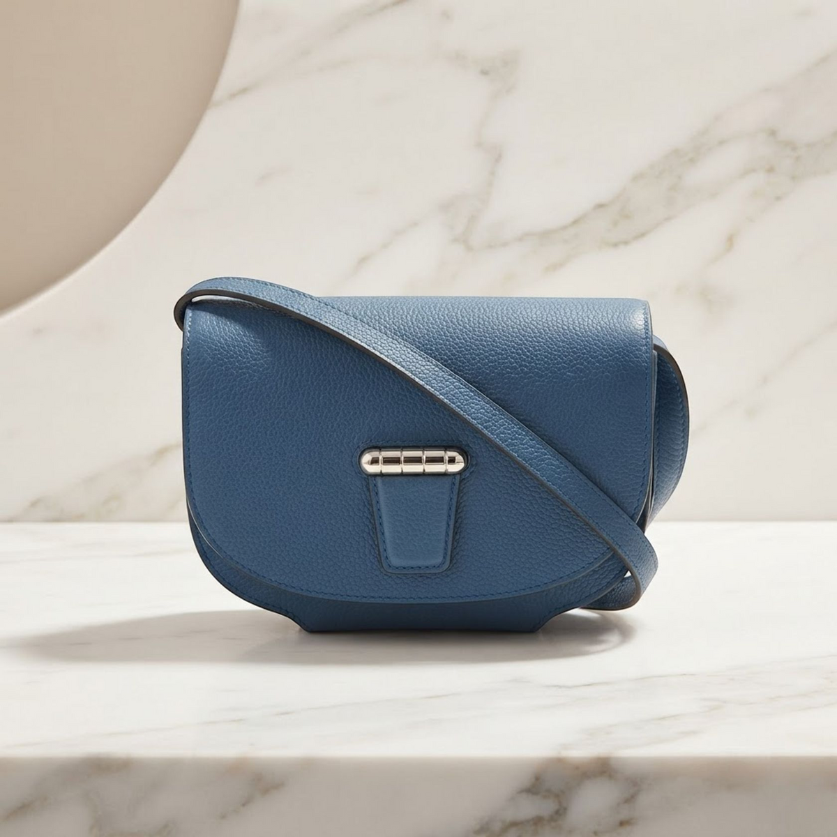 Hermès Mini Convoy · Evercolor · Bleu de Galice