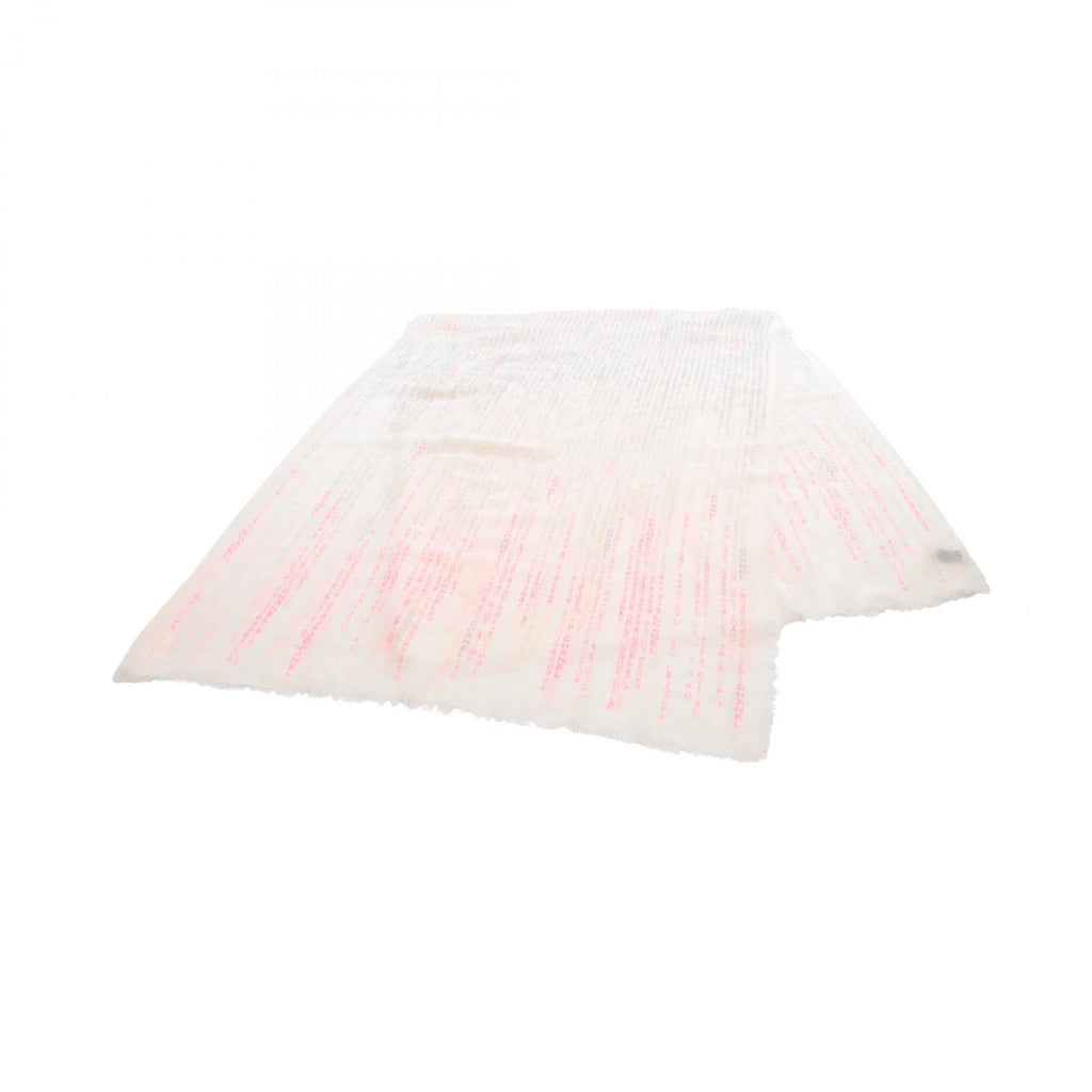CHANEL Silk & Cashmere Text Stole