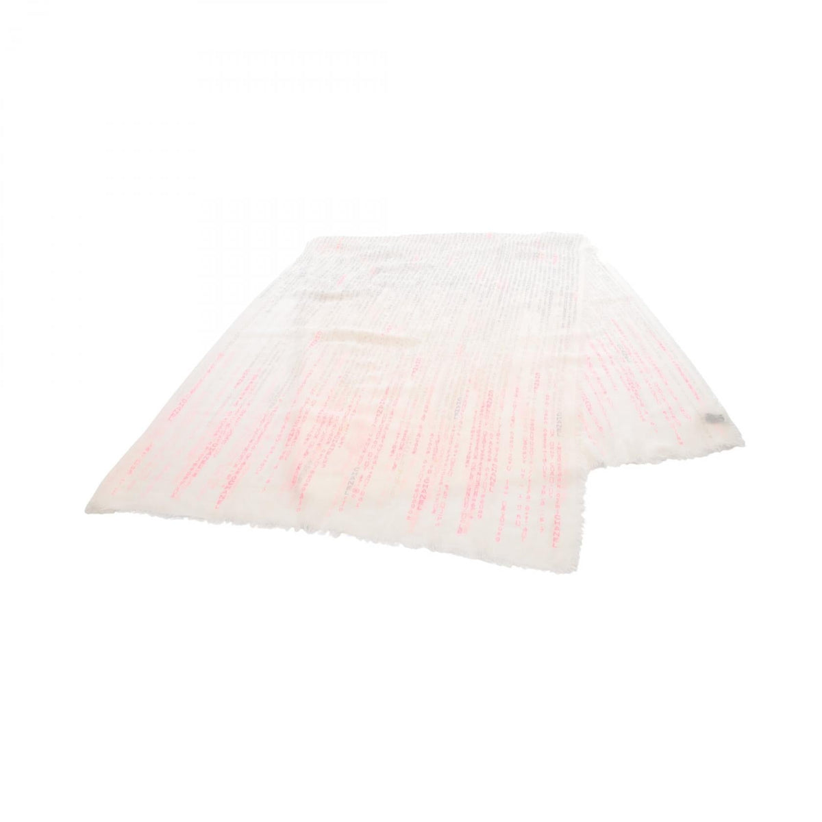 CHANEL Silk & Cashmere Text Stole