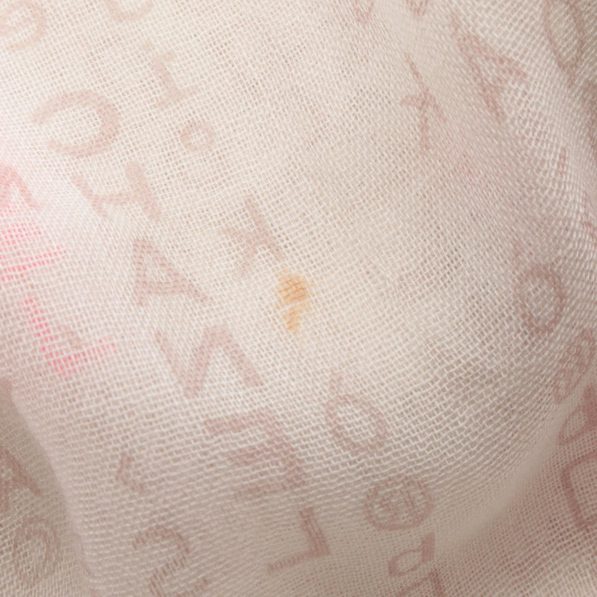 CHANEL Silk & Cashmere Text Stole