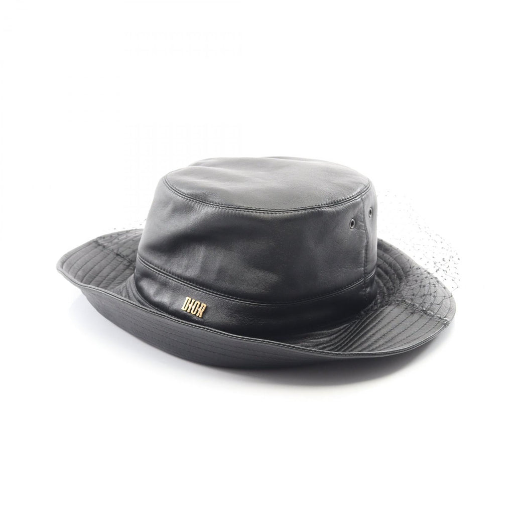 Dior Teddy-D · Tulle Bob Bucket Hat · Leather