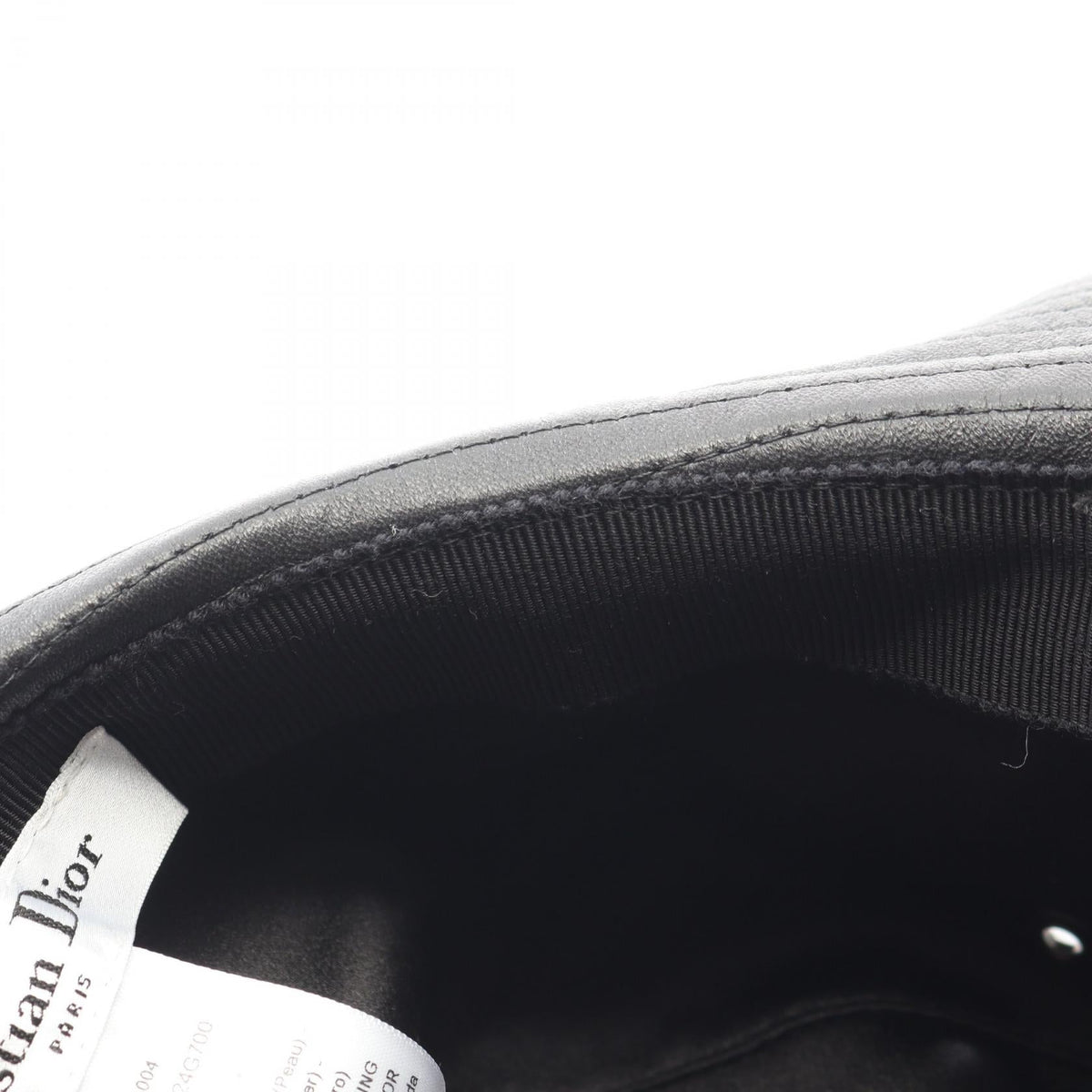 Dior Teddy-D · Tulle Bob Bucket Hat · Leather