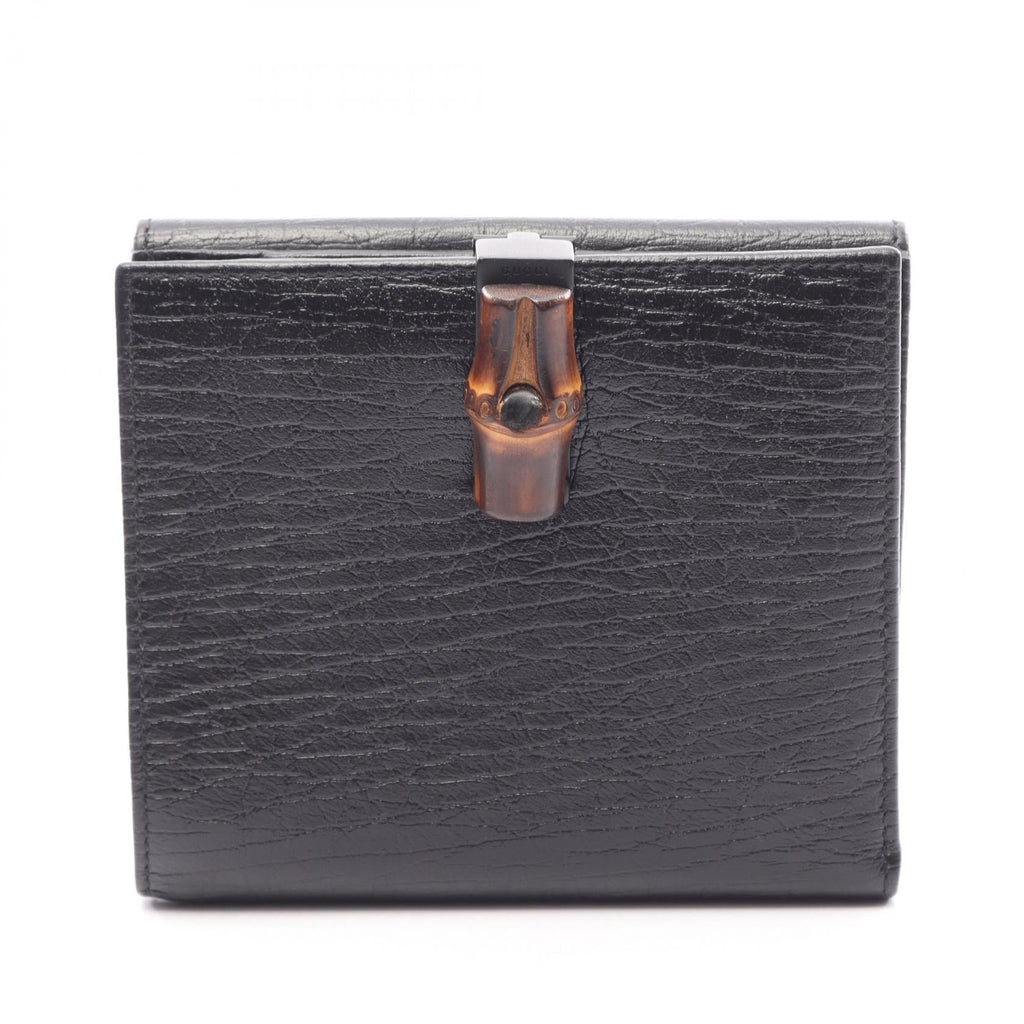 Gucci Bamboo · Bi-Fold Wallet · Leather