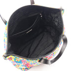Prada Tessuto Stampat · Floral · Saffiano