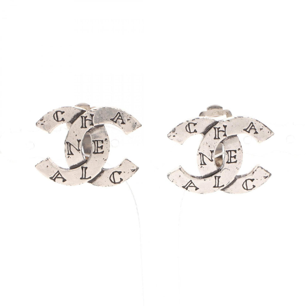 Chanel COCO Mark · Steel Earrings