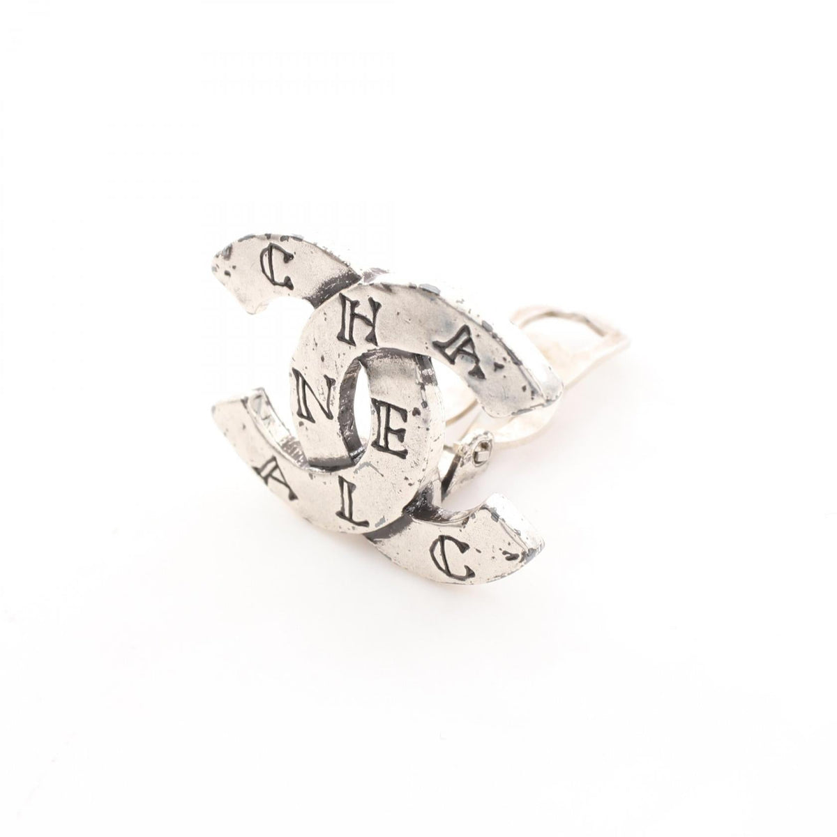 Chanel COCO Mark · Steel Earrings