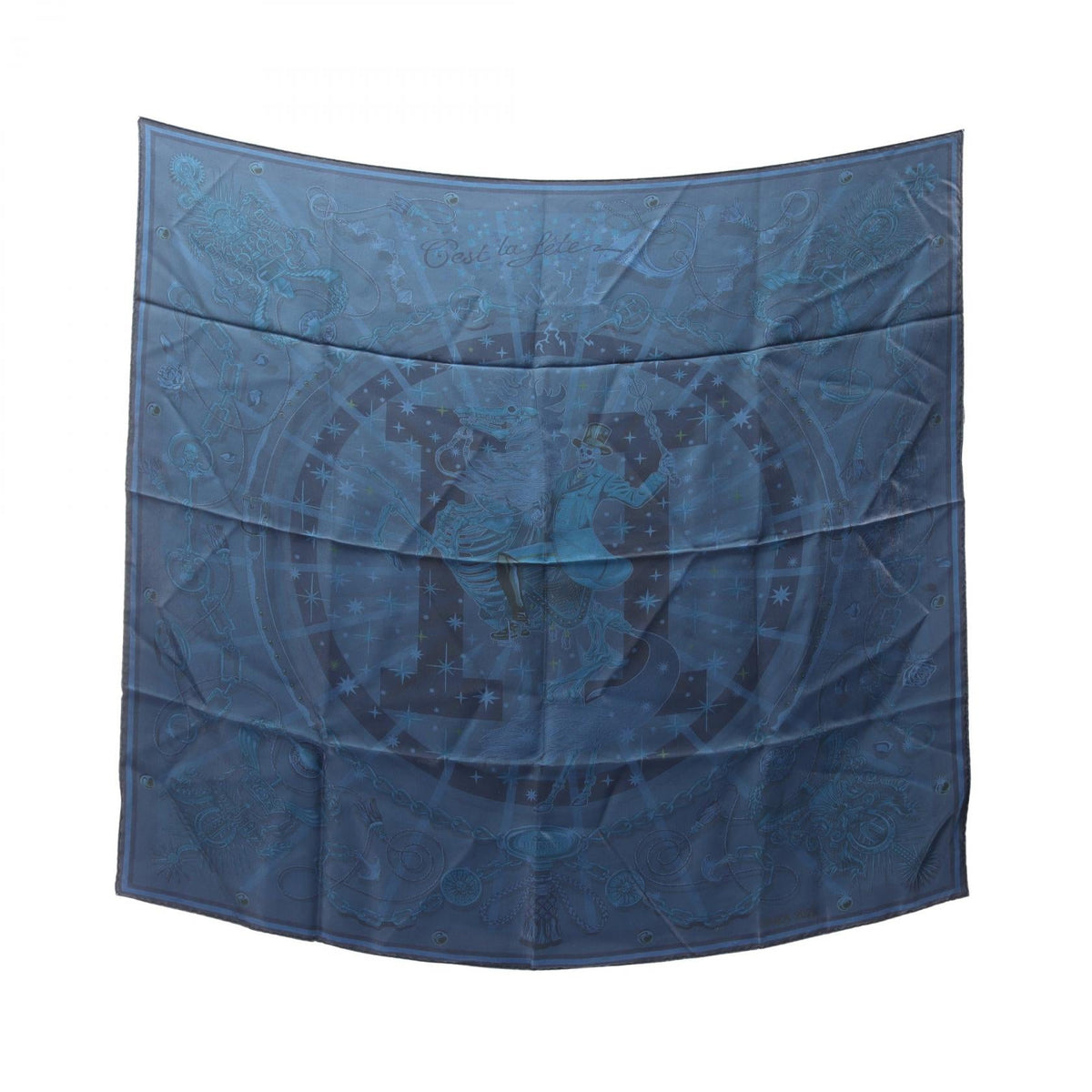 Hermès C'est La Fete · Carré 90 · Silk
