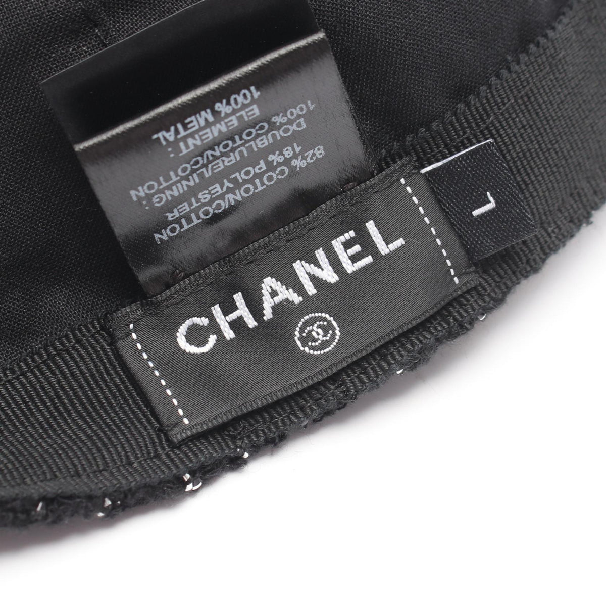Chanel Tweed Newsboy Cap