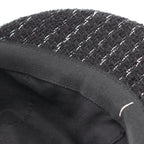 Chanel Tweed Newsboy Cap