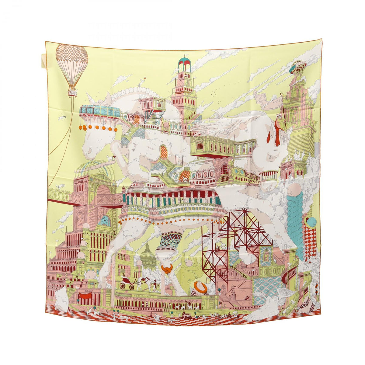Hermès Carré 90 · Hippopolis · Silk