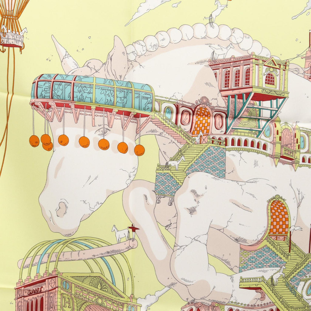 Hermès Carré 90 · Hippopolis · Silk