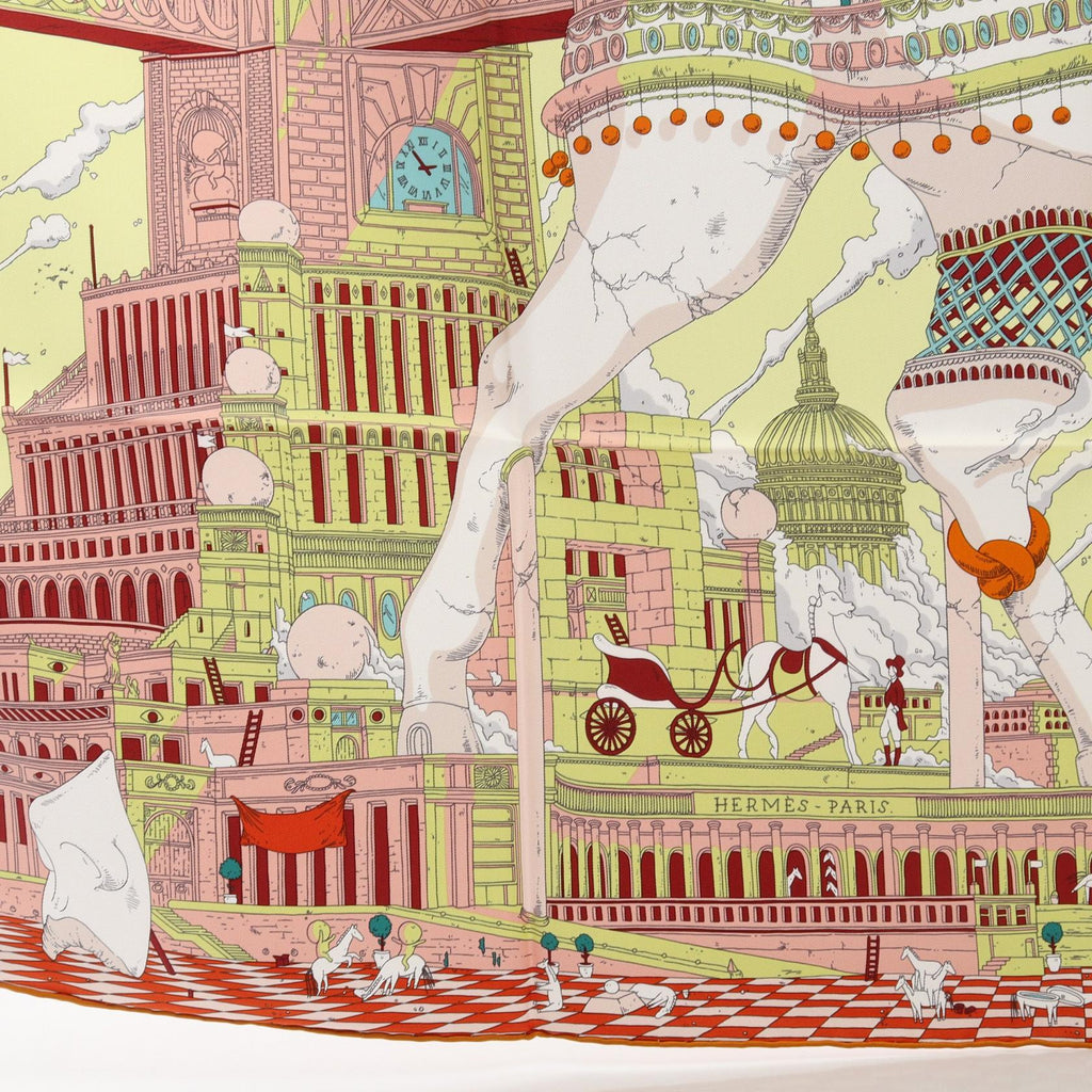 Hermès Carré 90 · Hippopolis · Silk