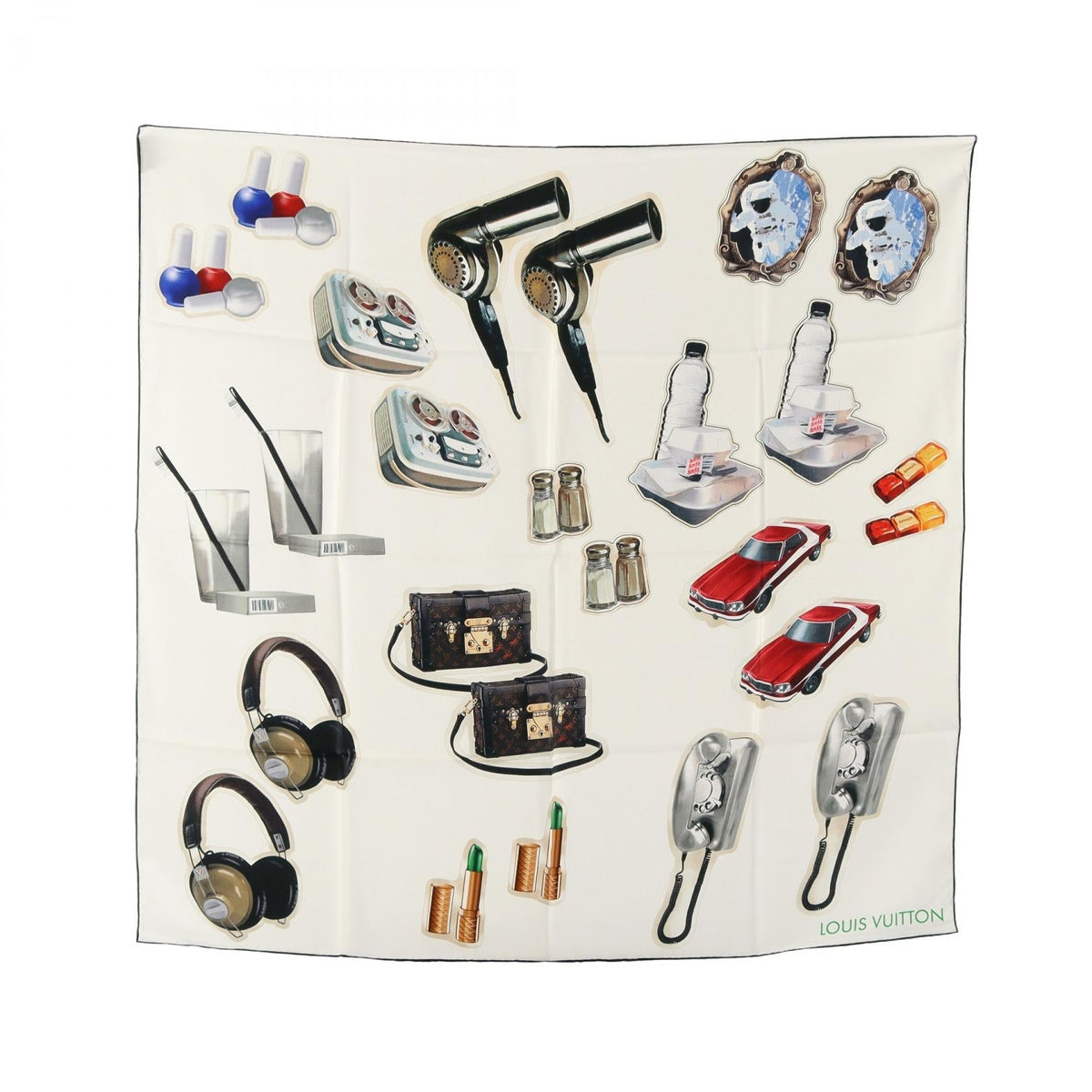 Louis Vuitton Stickers · Silk Scarf