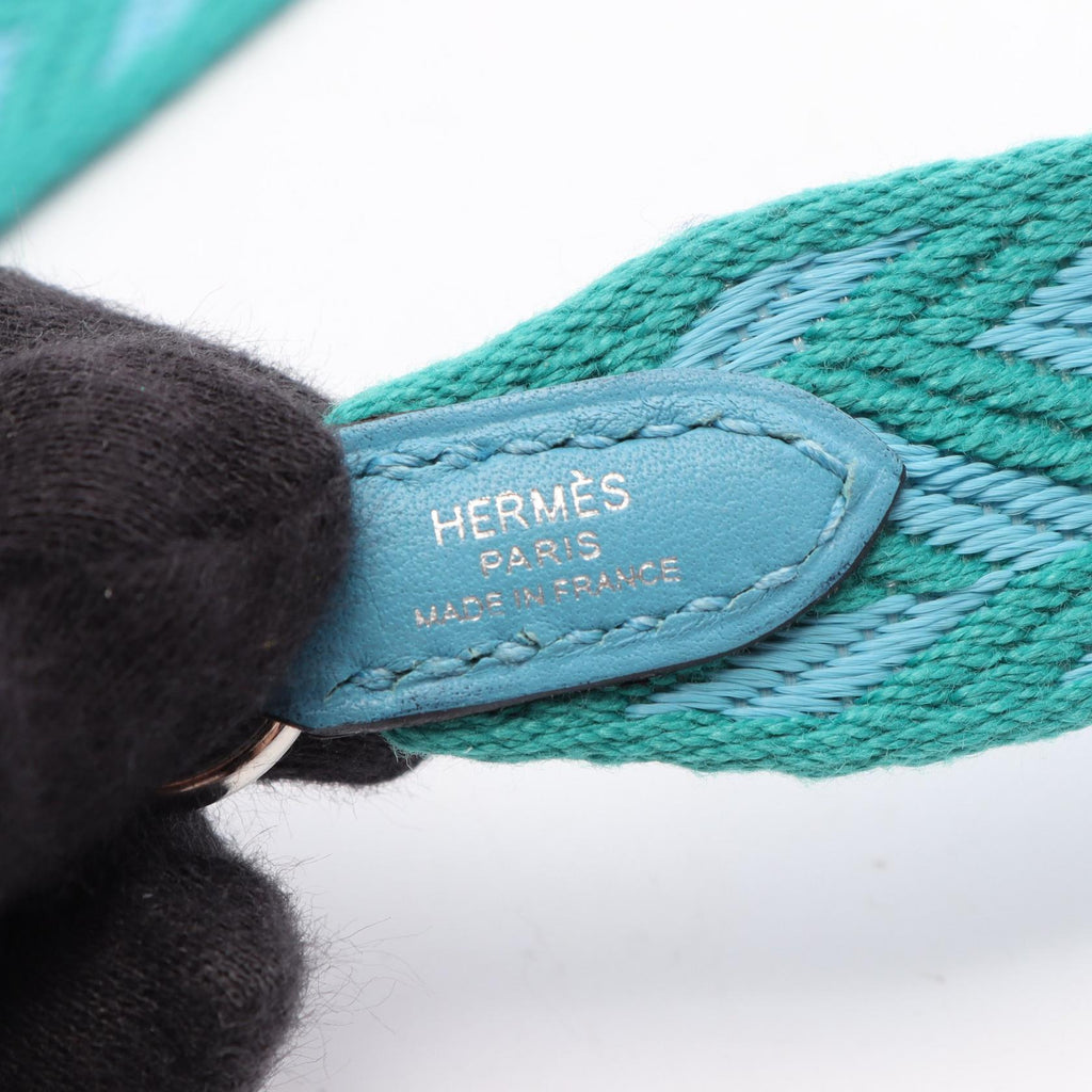 Hermès Sangle Zigzag · Toile & Swift
