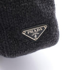 Prada Triangle Logo · Tote · Knit Leather