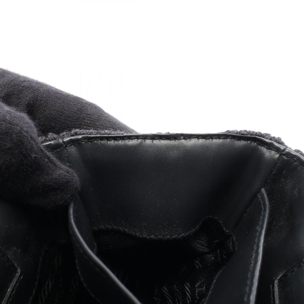 Prada Triangle Logo · Tote · Knit Leather