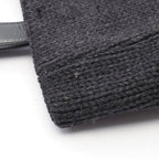 Prada Triangle Logo · Tote · Knit Leather