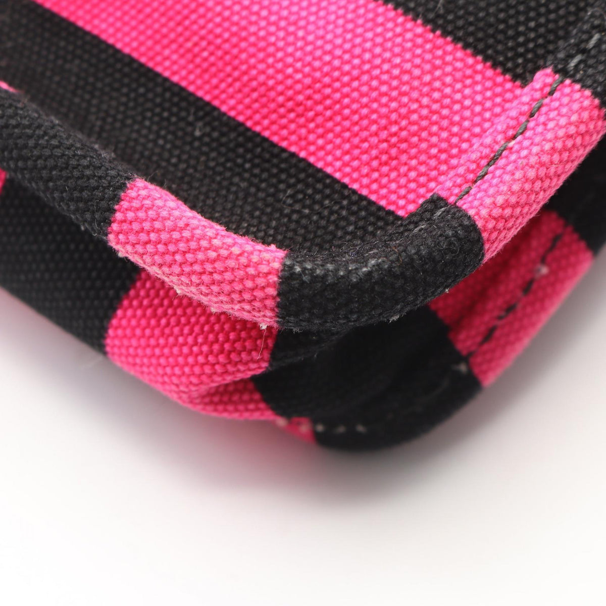 Prada Canapa Rige · Striped Canvas