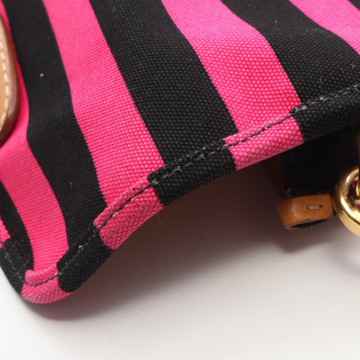 Prada Canapa Rige · Striped Canvas