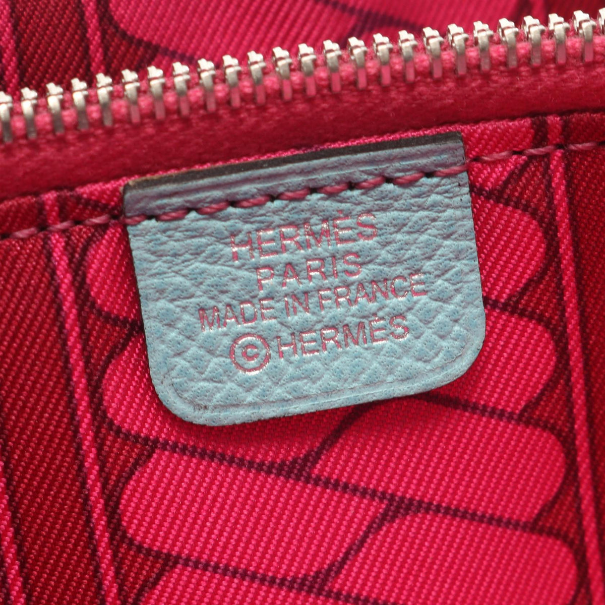 Hermès Azap Silk'In · Blue Atoll Epsom